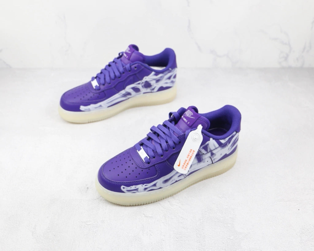 Nike Air Force 1 “Skeleton Purple”