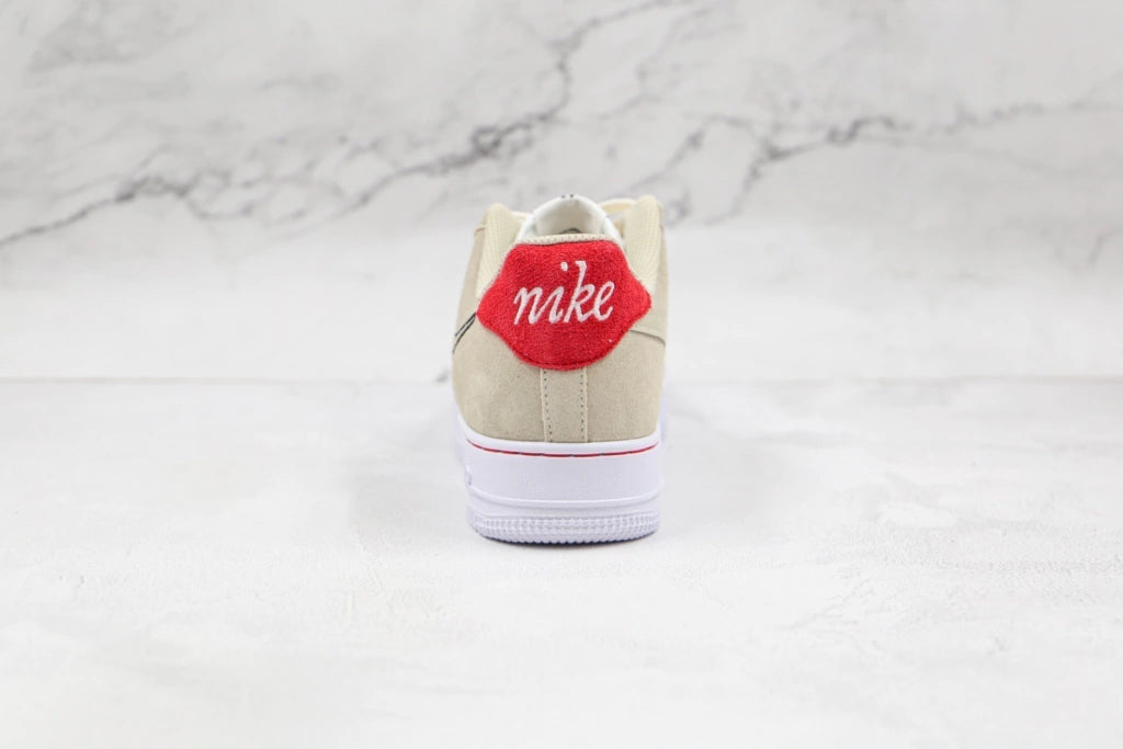 Nike Air Force 1 Low First Use Light Sail Red