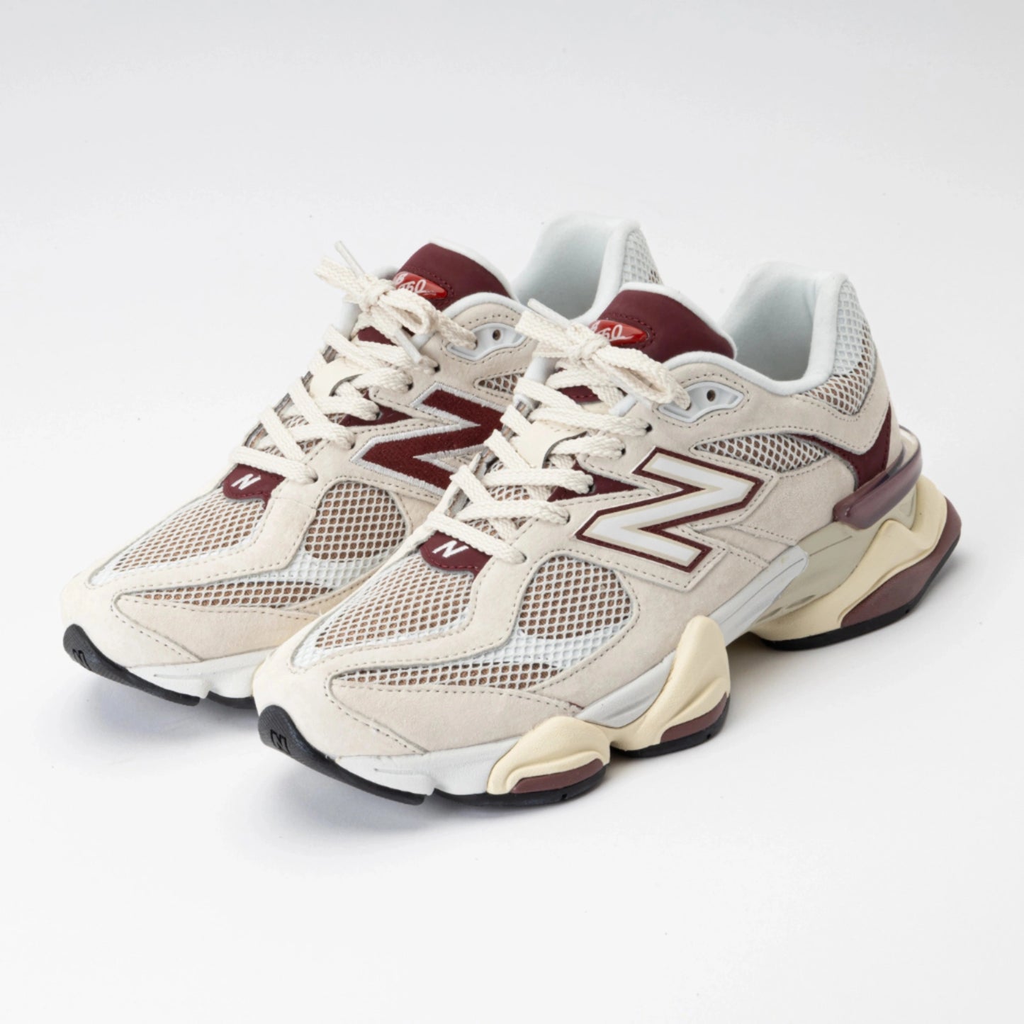 New Balance 9060 Beige Burgundy