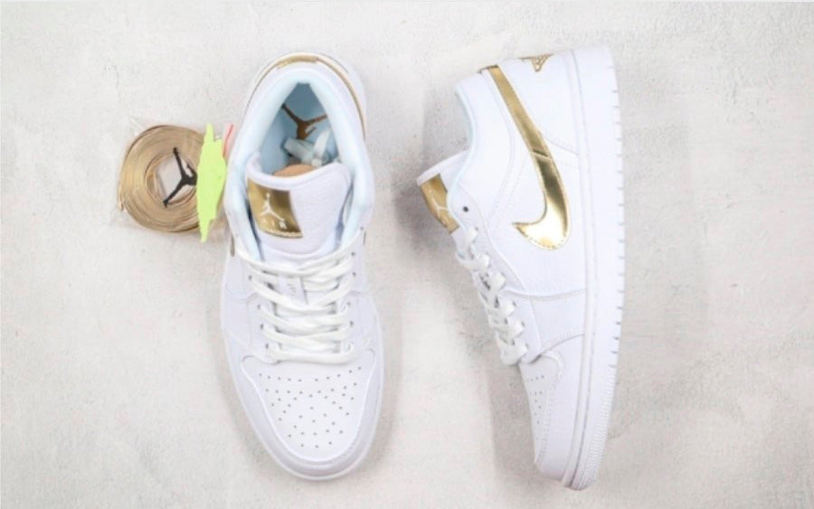 Nike Air Jordan 1 Low Metallic Gold