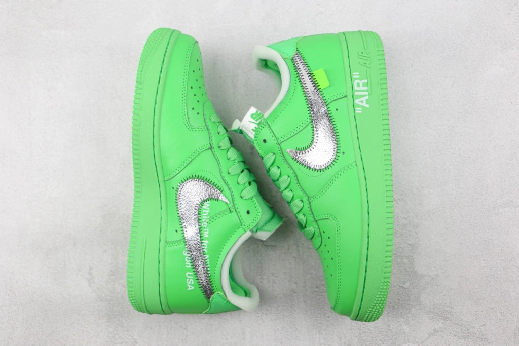 Off-White x Nike Air Force 1 Low Light Green Spark
