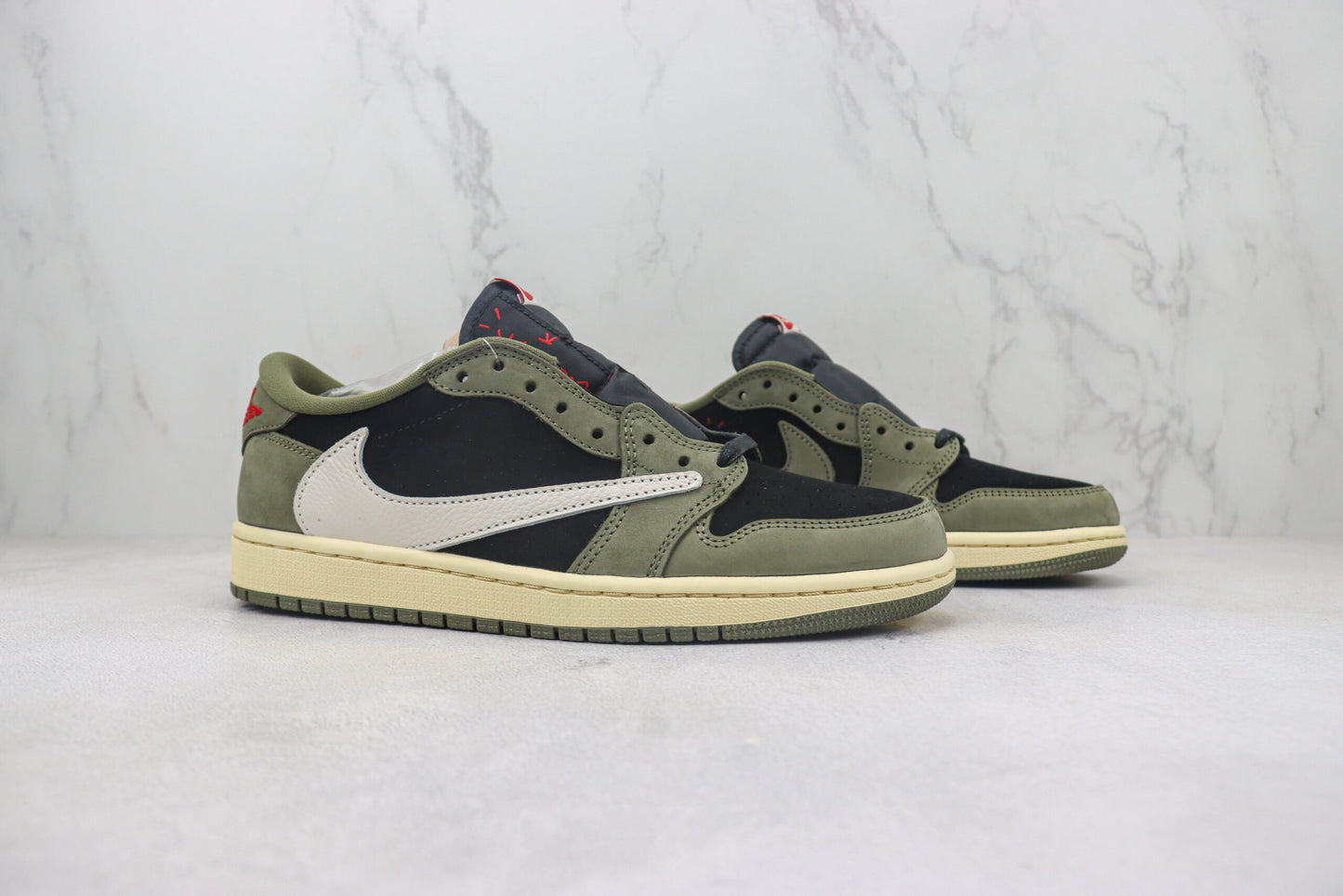 Nike Air Jordan 1 Low Travis Scott Black Olive