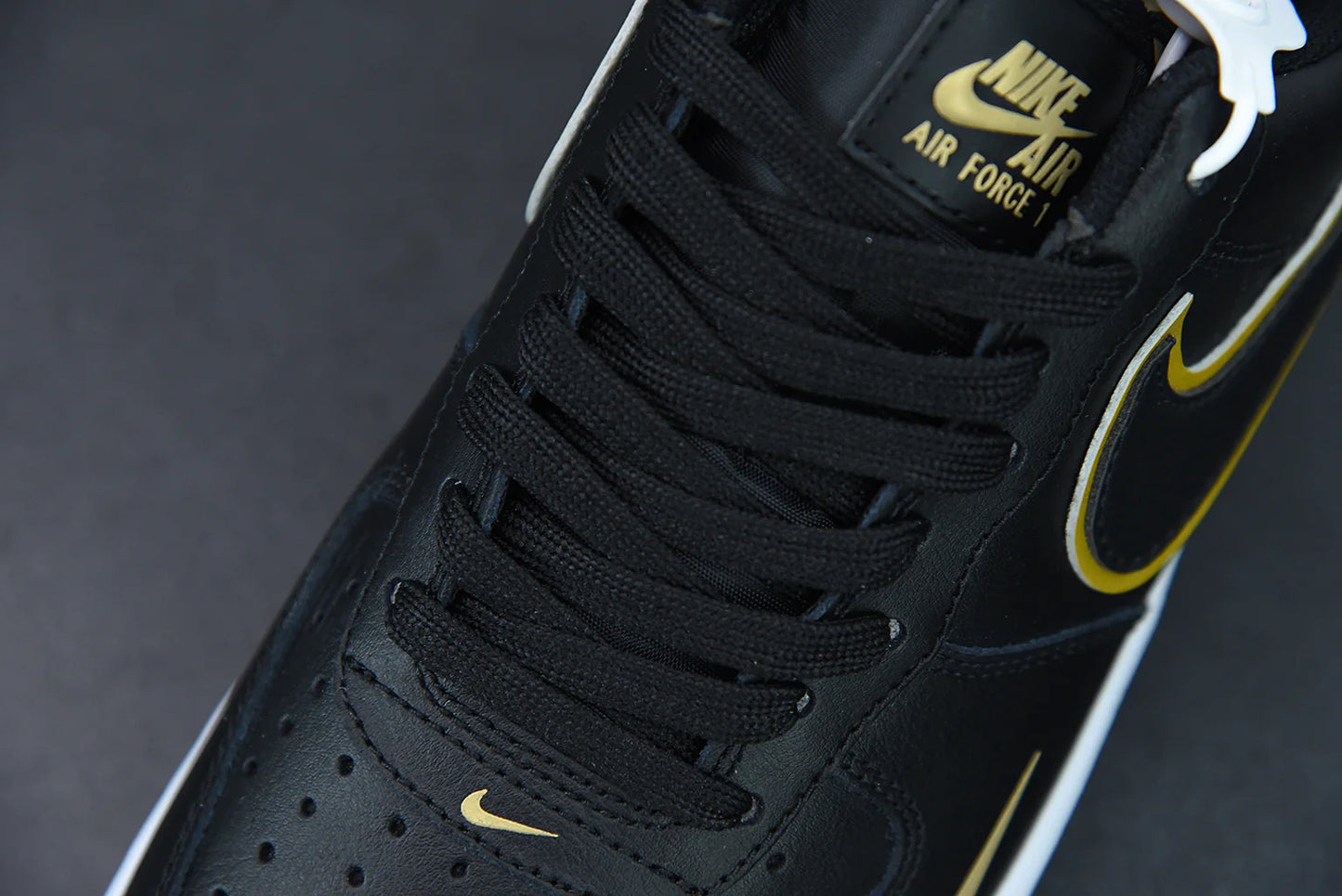 Air Force 1 Low Black Metallic Gold