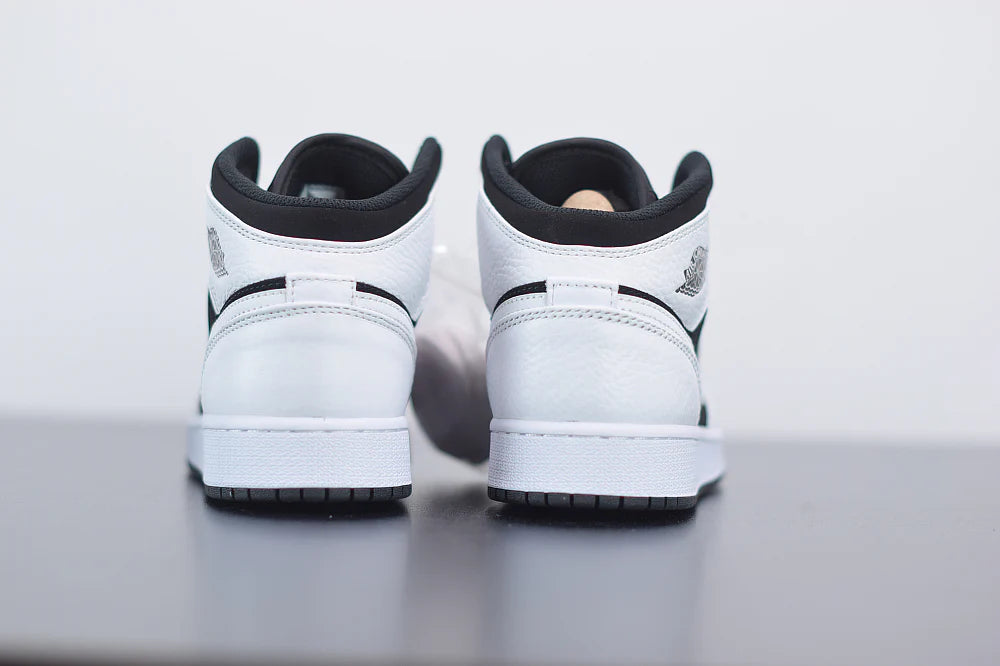 Nike Air Jordan 1 Mid White Black “Tuxedo”