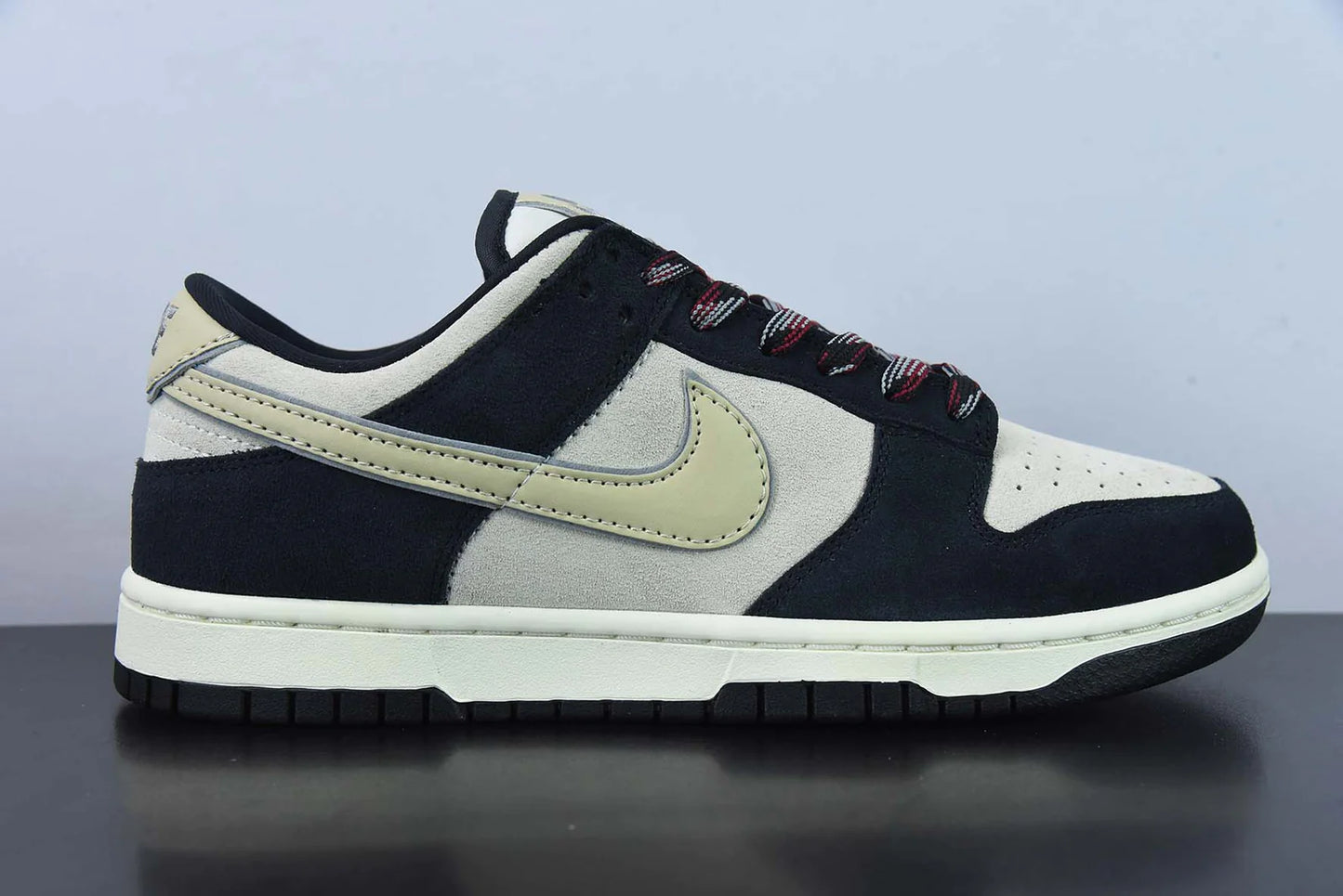 Nike Dunk Low PX “Black Suede Team Gold”