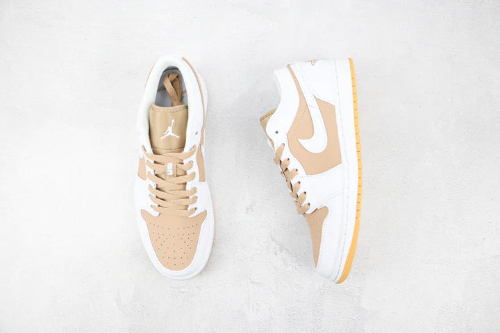 Nike Air Jordan 1 Low White Tan