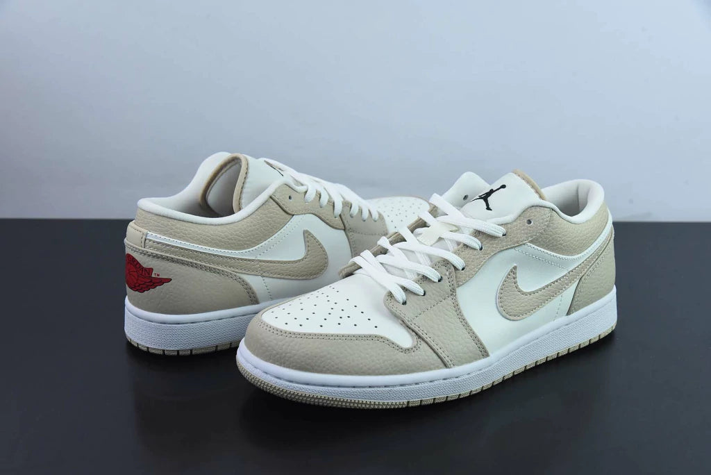 Nike Air Jordan 1 Low SE Sail Rattan University Red