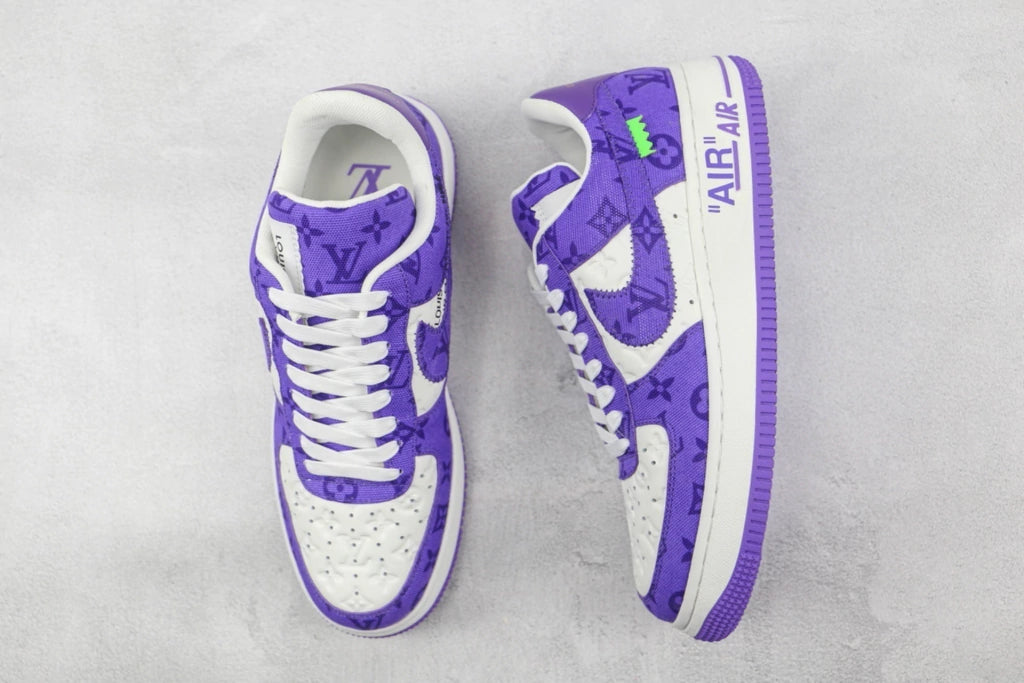 Louis Vuitton Nike Air Force 1 Low By Virgil Abloh – White Royal