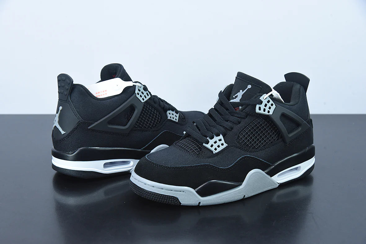 Air Jordan 4 Retro “Black Canvas”