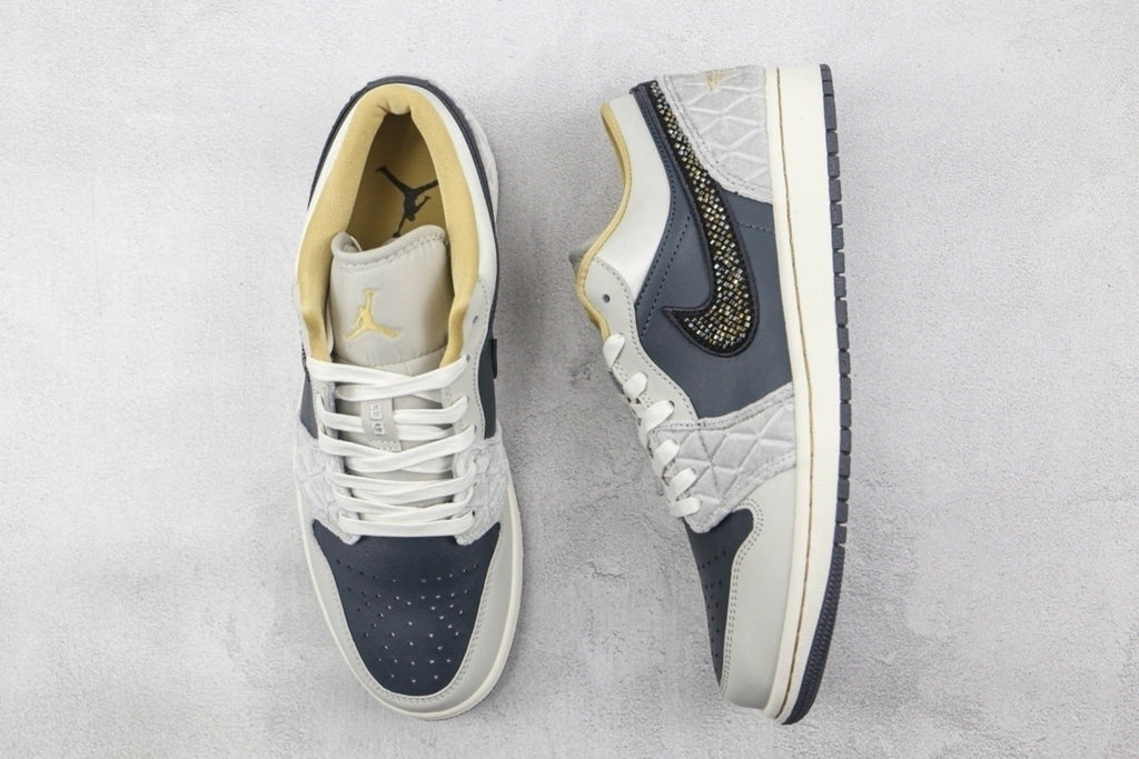 Nike Air Jordan 1 Low Beaded Swoosh
