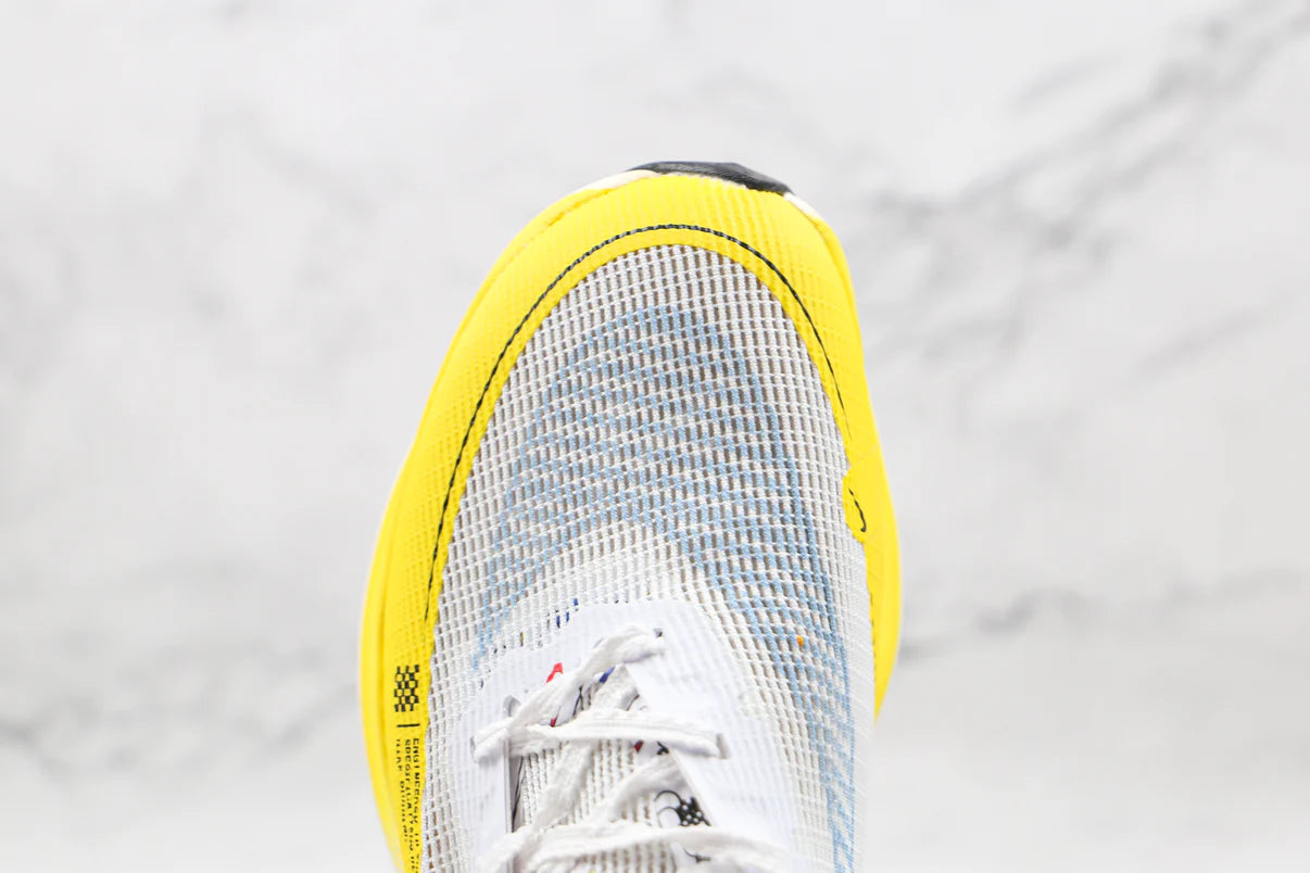 Nike Air Zoom X VaporFly Next 2 White Yellow Strike