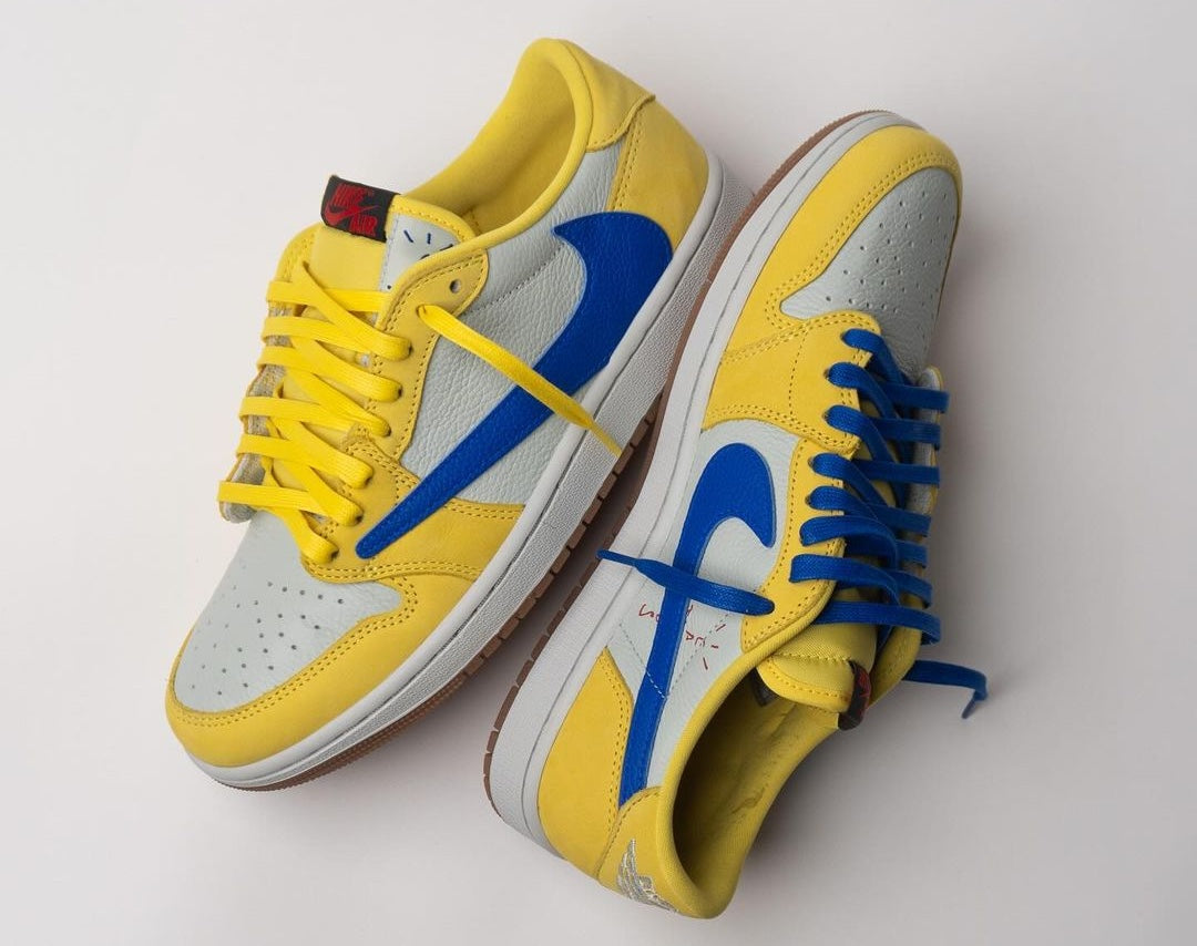 Nike Air Jordan 1 Low Travis Scott Canary