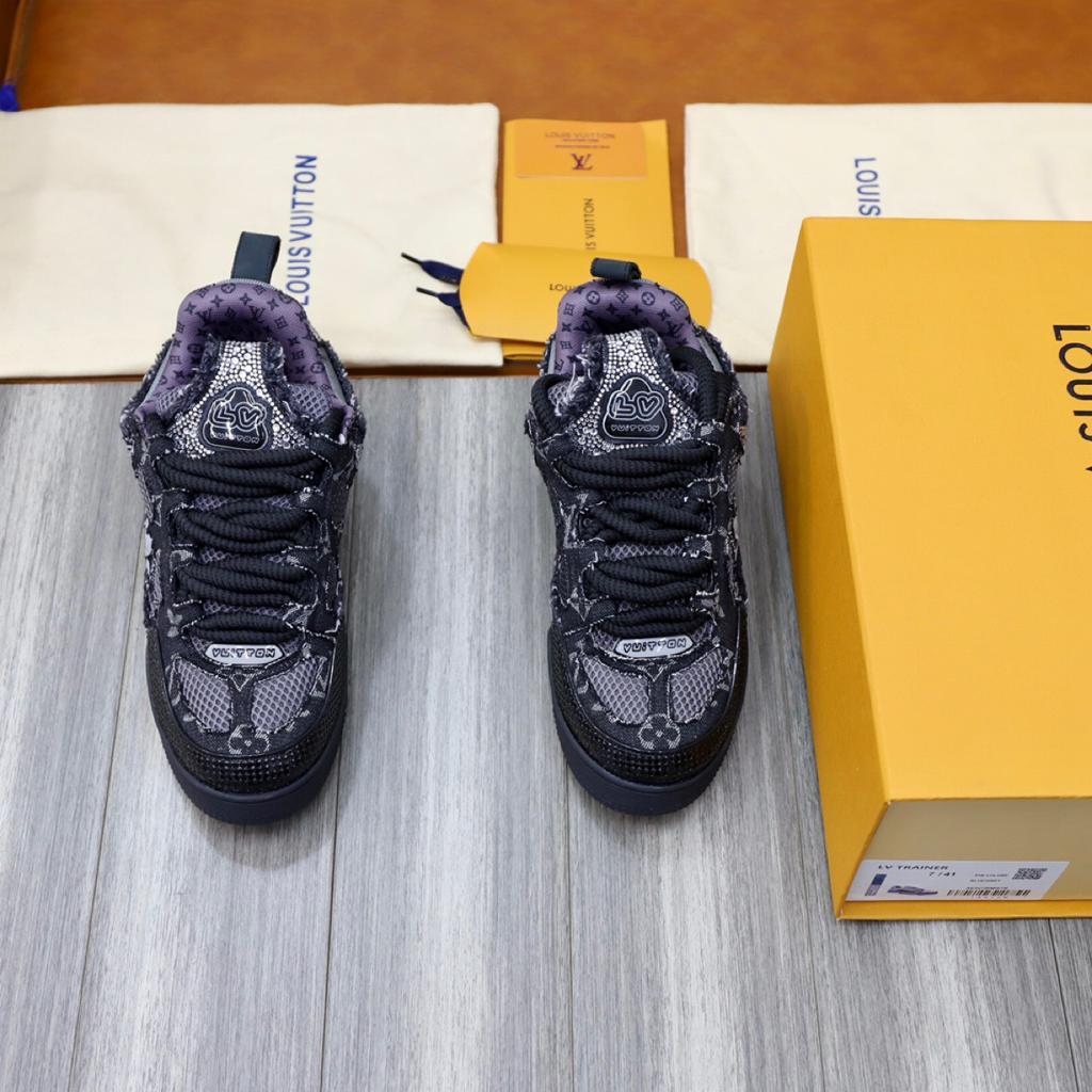 Louis Vuitton Skate Trainer “Black Swarovski”