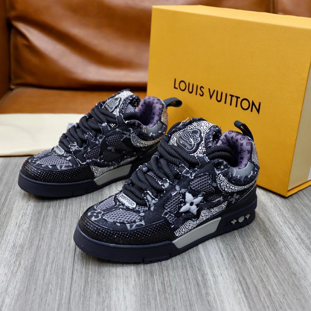 Louis Vuitton Skate Trainer “Black Swarovski”