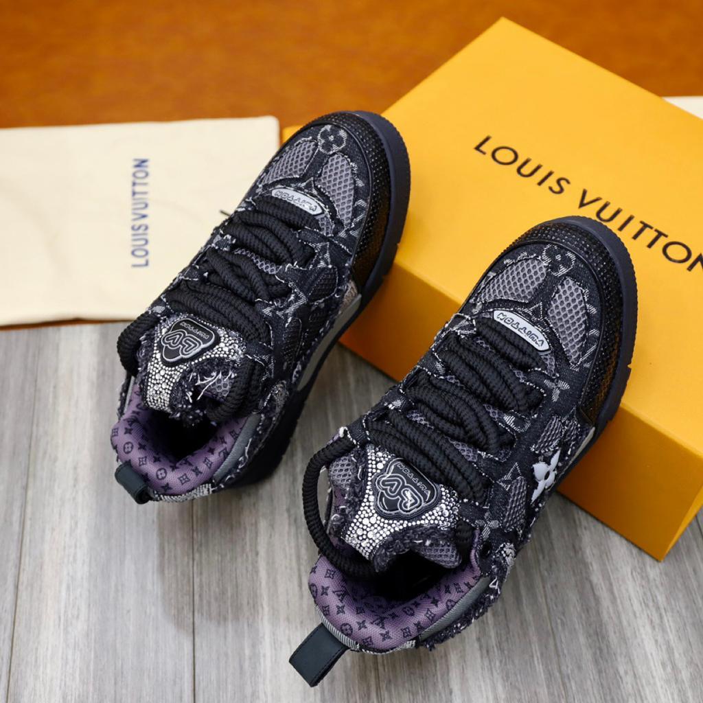Louis Vuitton Skate Trainer “Black Swarovski”