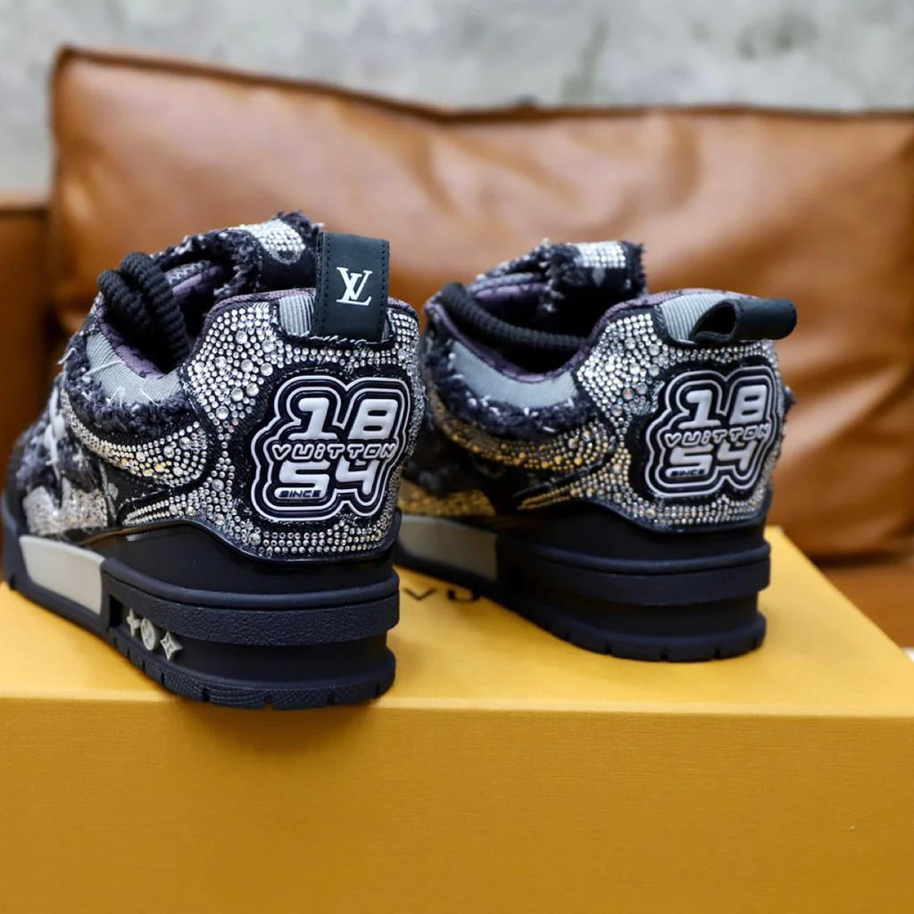 Louis Vuitton Skate Trainer “Black Swarovski”