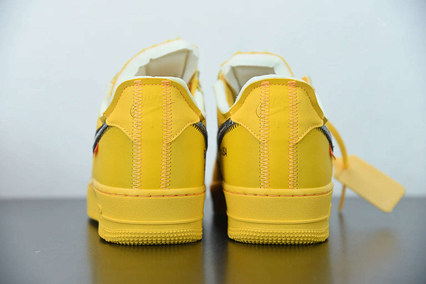 Nike Air Force 1 x Off-White University Gold Metallic Silver