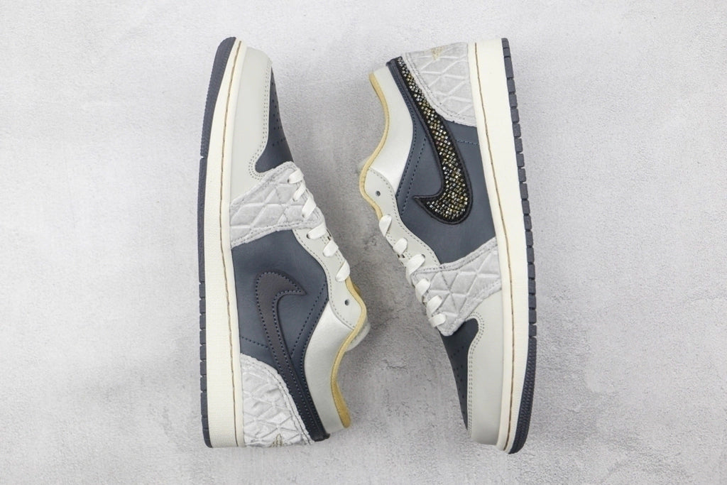 Nike Air Jordan 1 Low Beaded Swoosh