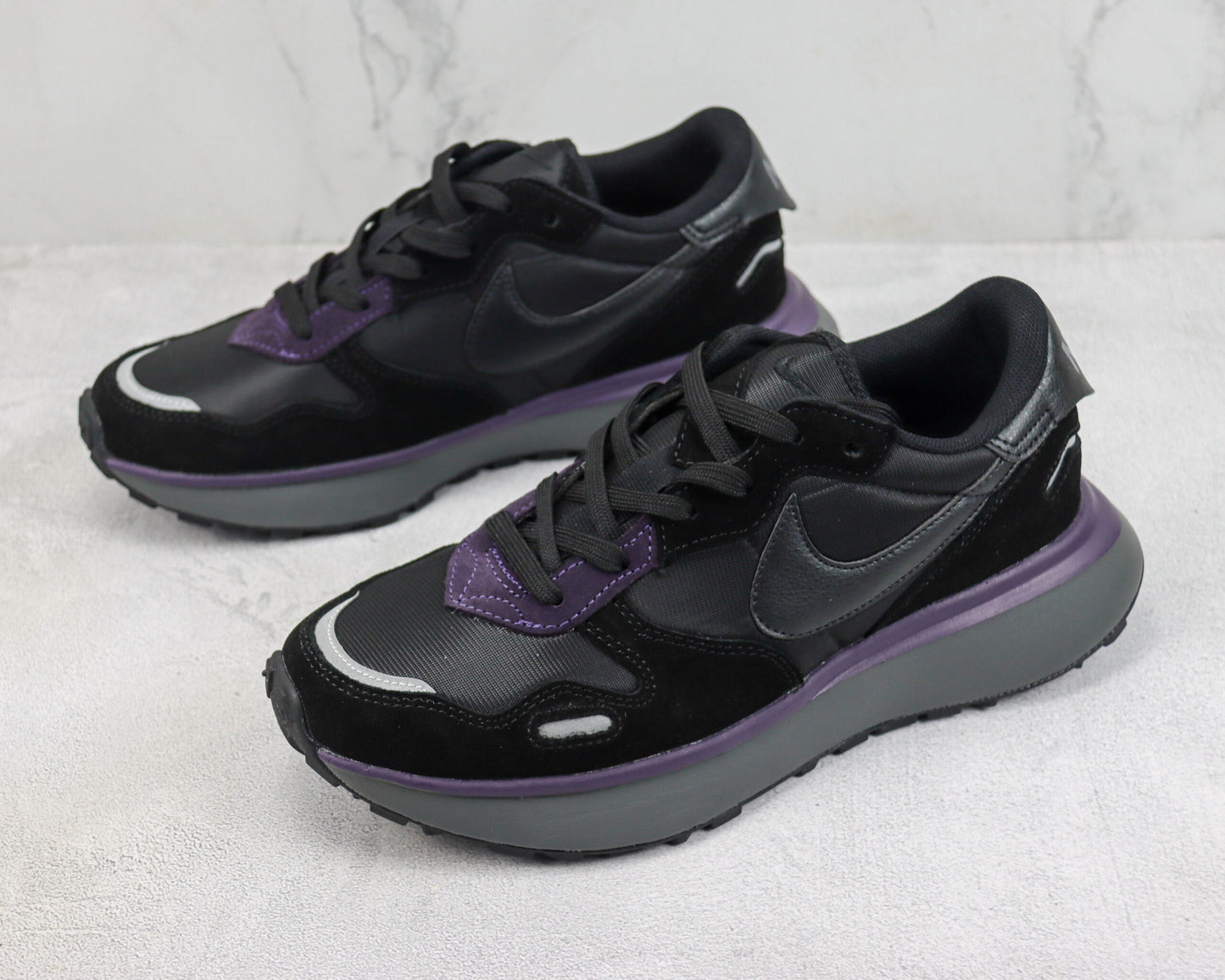 Nike Phoenix Waffle X Sacai X VaporWaffle Dark Purple
