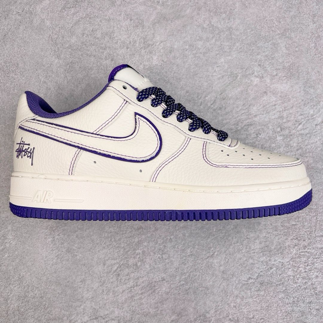 Stussy x Nike Air force 1’07 Low Off White Purple