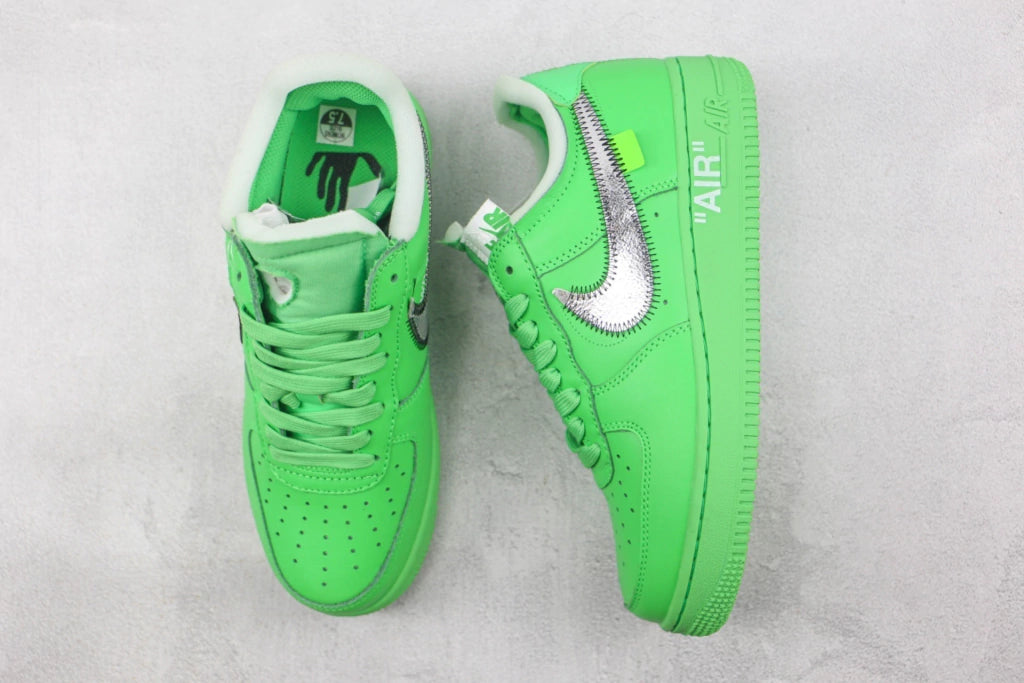 Off-White x Nike Air Force 1 Low Light Green Spark