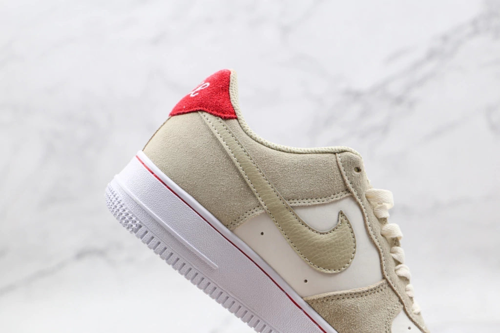 Nike Air Force 1 Low First Use Light Sail Red