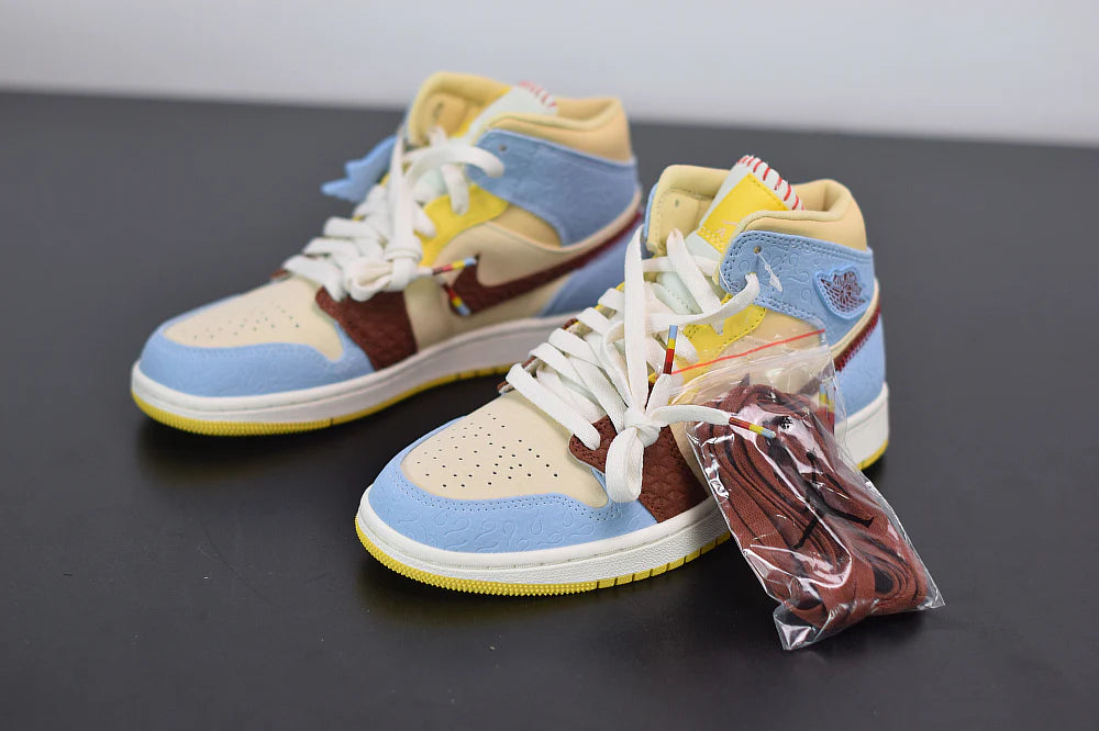 Nike Air Jordan 1 Mid SE Fearless “Blue The Great”