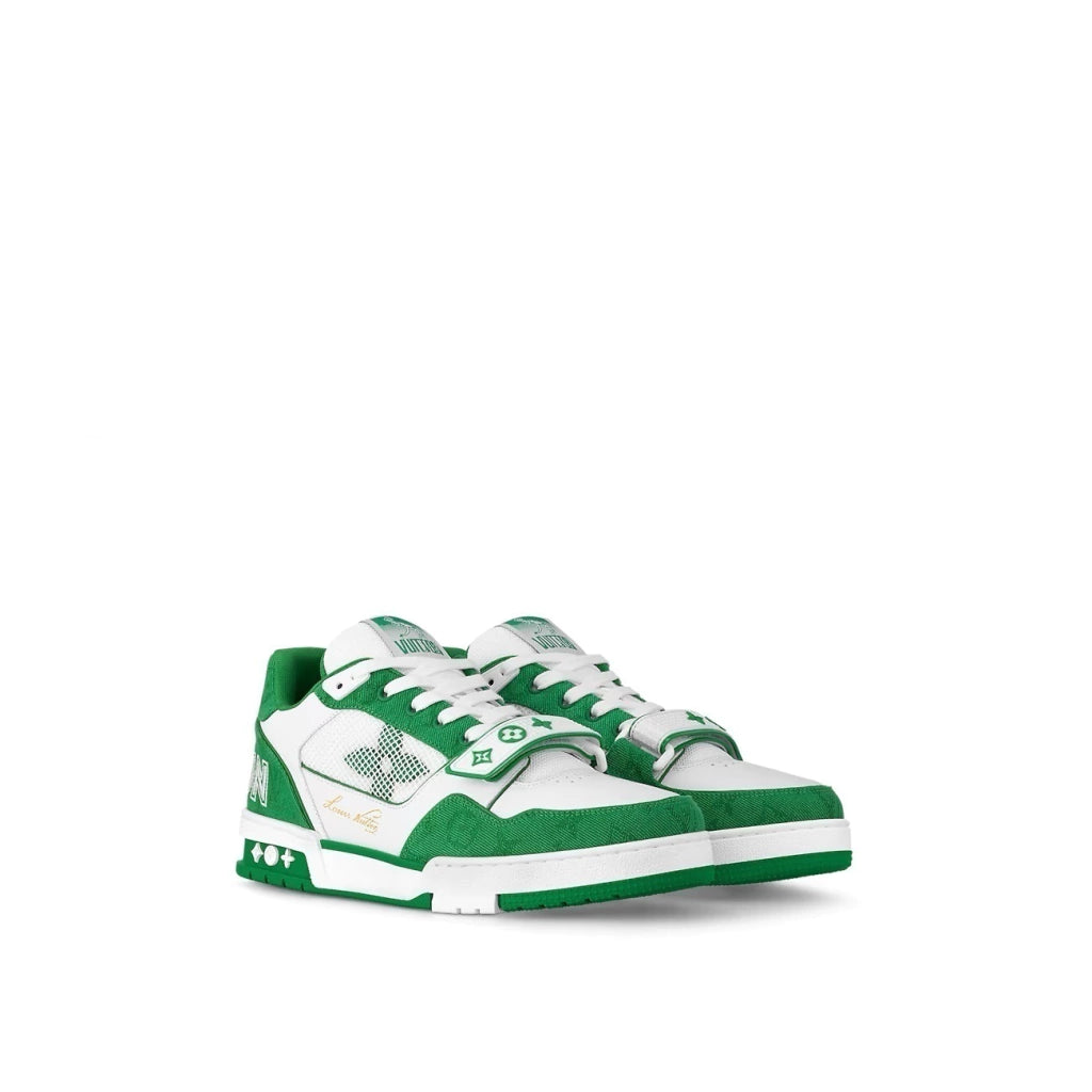 Louis Vuitton Trainer Green Mesh