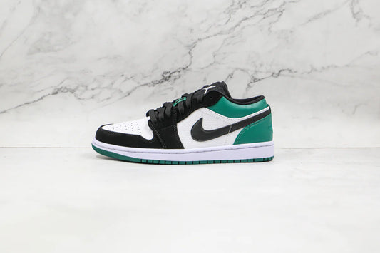 Nike Air Jordan 1 Low White Black Mystic Green