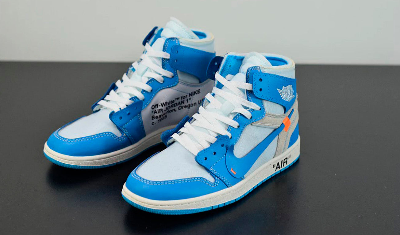Nike Air Jordan 1 Retro High Off-White University Blue