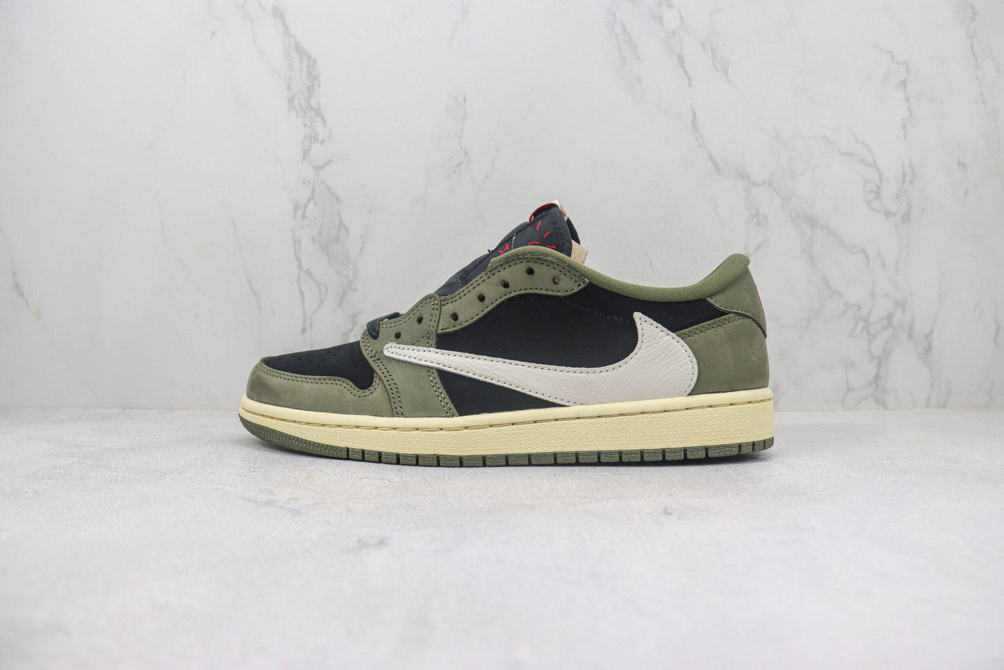 Nike Air Jordan 1 Low Travis Scott Black Olive