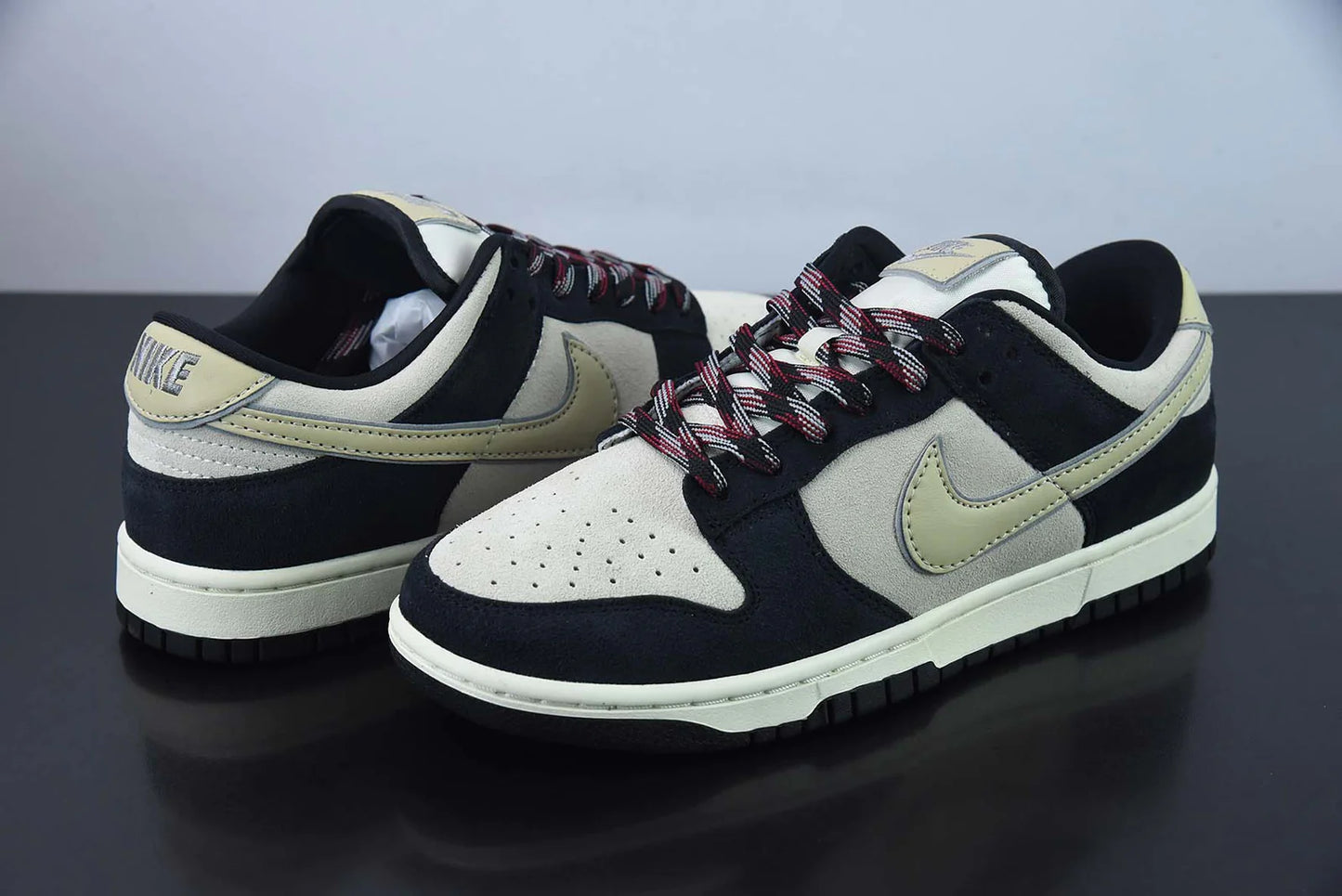 Nike Dunk Low PX “Black Suede Team Gold”