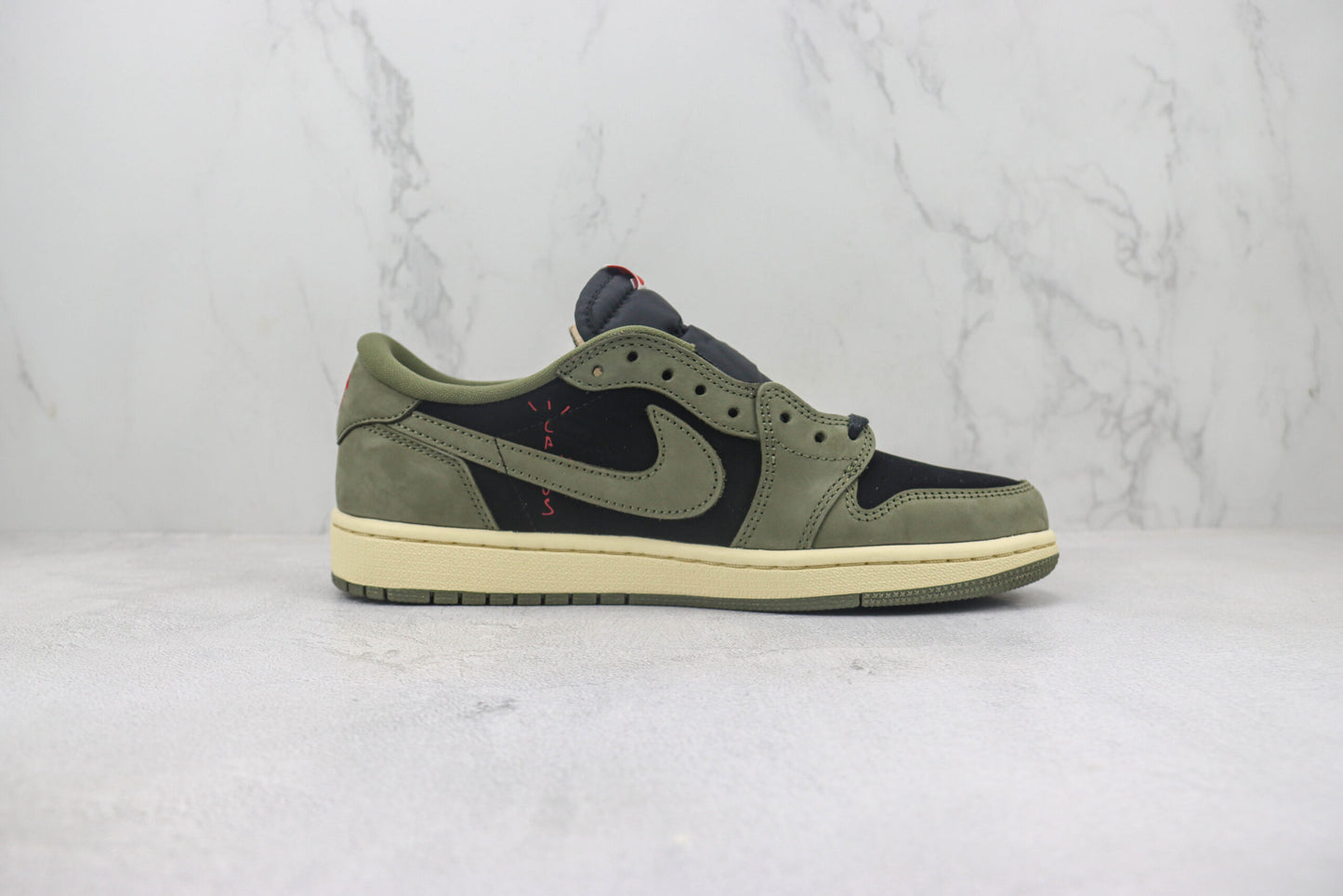 Nike Air Jordan 1 Low Travis Scott Black Olive