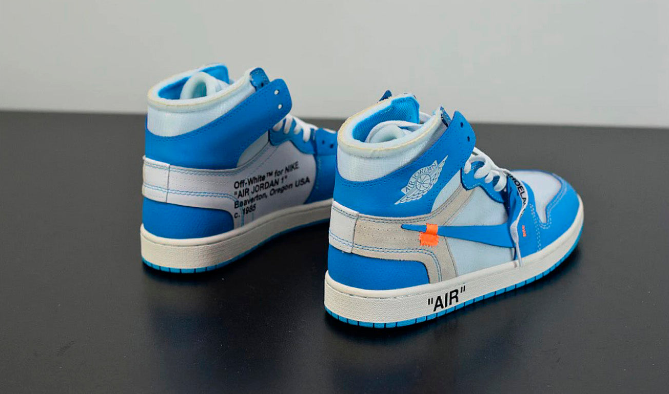 Nike Air Jordan 1 Retro High Off-White University Blue