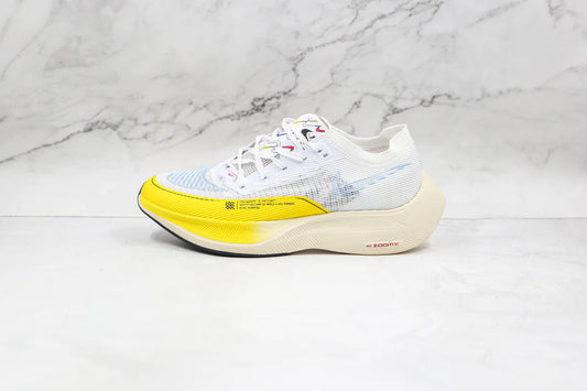 Nike Air Zoom X VaporFly Next 2 White Yellow Strike