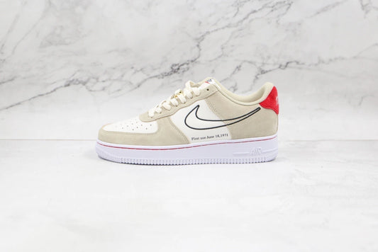 Nike Air Force 1 Low First Use Light Sail Red
