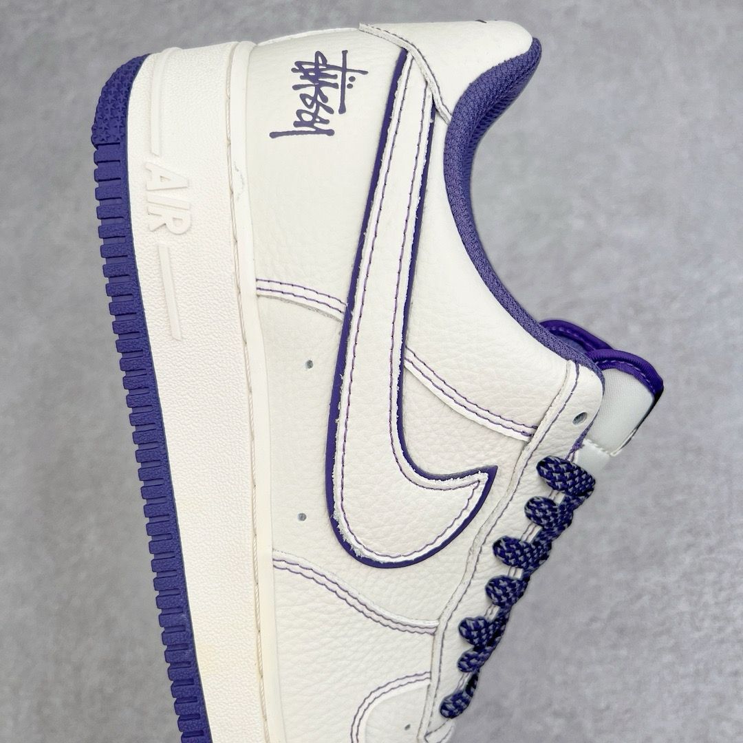 Stussy x Nike Air force 1’07 Low Off White Purple