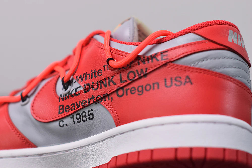 Nike Dunk Low Off-White “University Red”