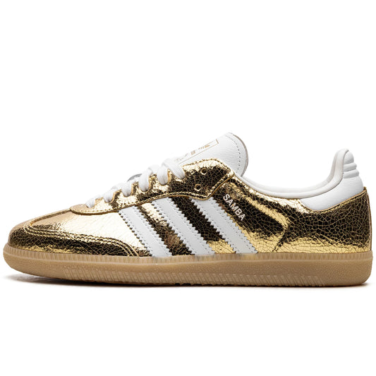 Adidas Samba OG Wmns "Cracked Metallic Pack - Gold"