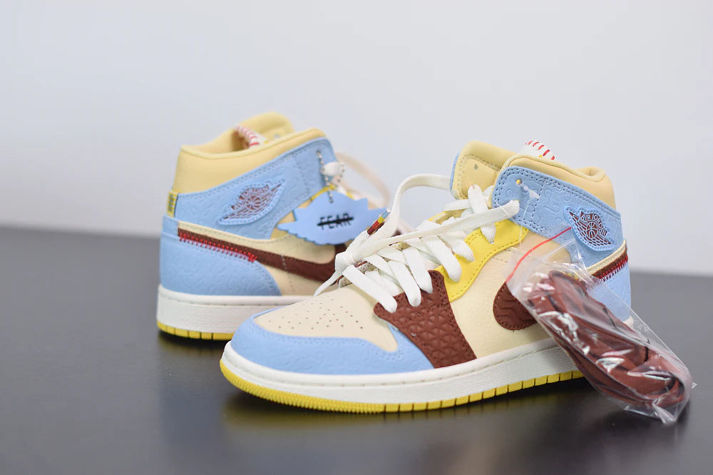 Nike Air Jordan 1 Mid SE Fearless “Blue The Great”