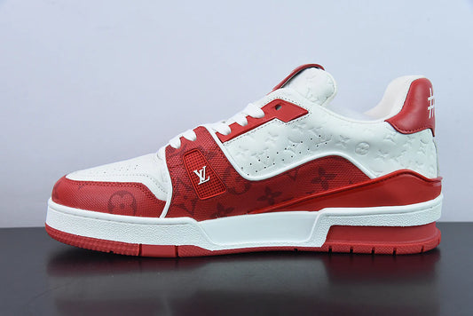 Louis Vuitton Trainer Red White