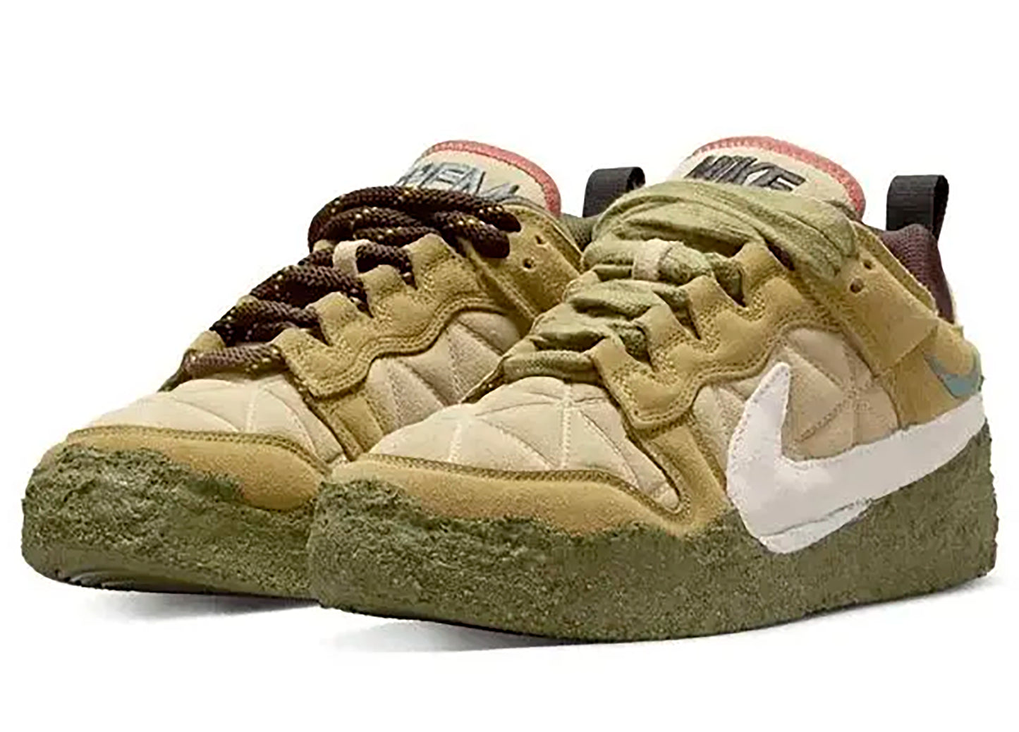 Cactus Plant Flea Market x Nike Dunk Low Tan Mossy Green