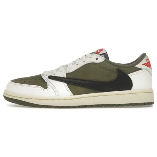 Nike Air Jordan 1 Low "Medium Olive" x Travis Scott (Pronta entrega)