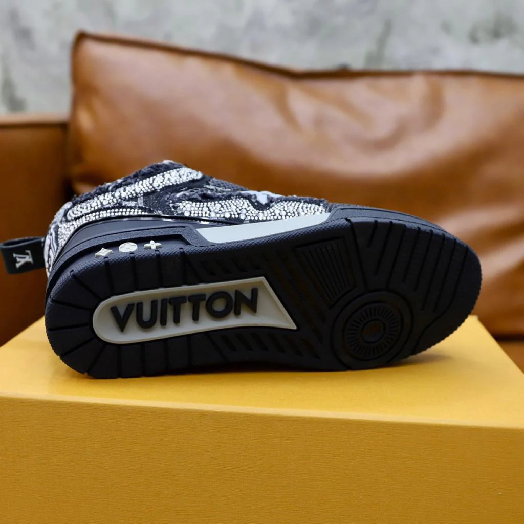 Louis Vuitton Skate Trainer “Black Swarovski”
