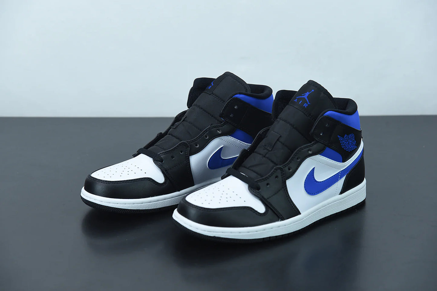 Nike Air Jordan 1 Mid White Royal Blue