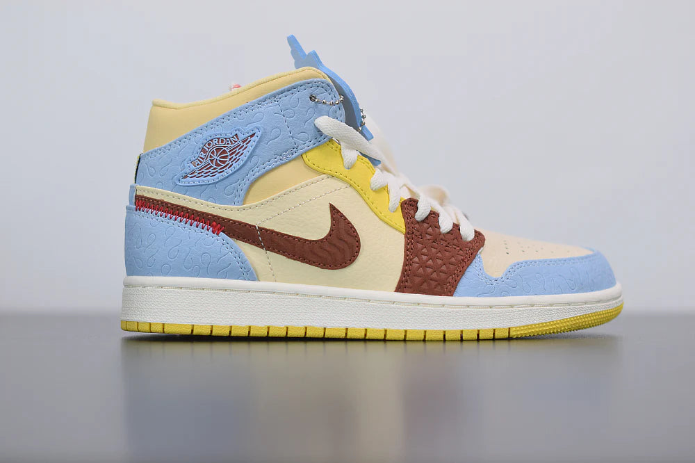 Nike Air Jordan 1 Mid SE Fearless “Blue The Great”