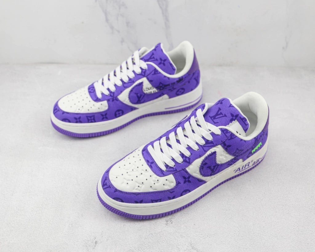 Louis Vuitton Nike Air Force 1 Low By Virgil Abloh – White Royal