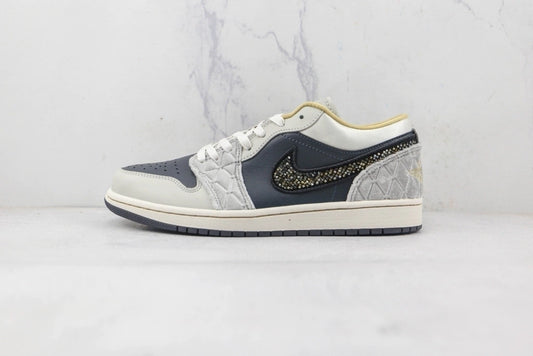 Nike Air Jordan 1 Low Beaded Swoosh