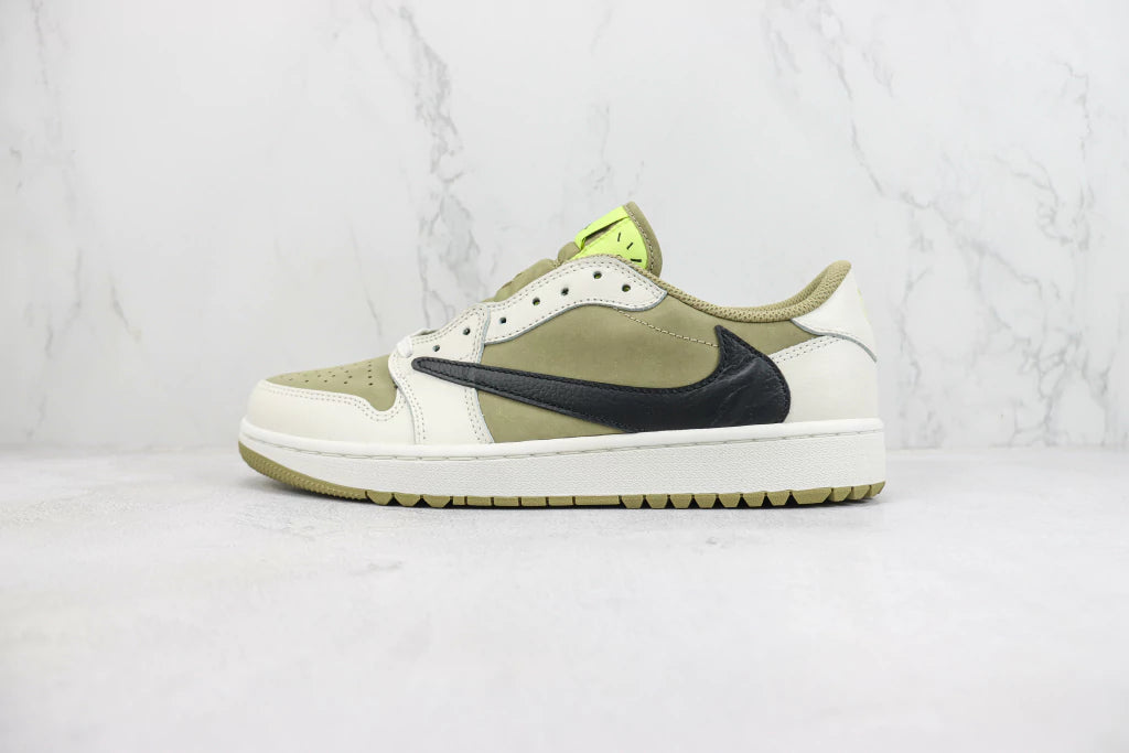 Nike Air Jordan 1 Retro Low Golf Travis Scott Neutral Olive