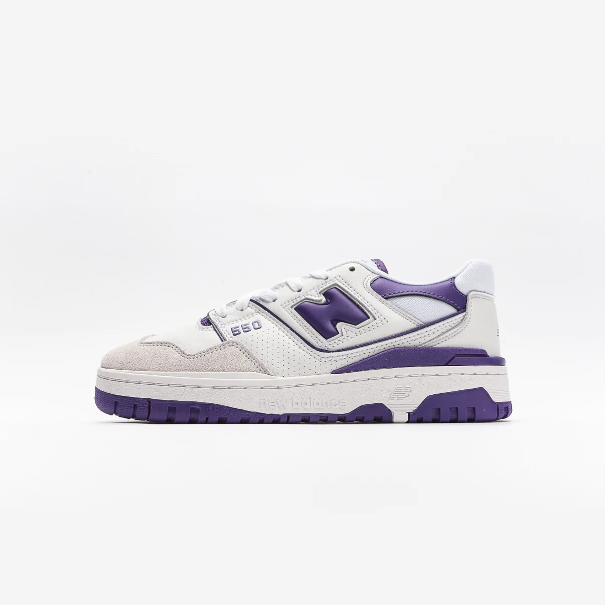 New Balance 550 Purple White